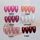 Fake Nails 100PCS Claw Shape Full Cover Wearable DisassemblyGlossy Pure White Red Orange Natural False Nails Tips