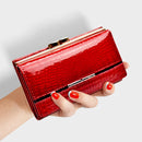 Small Women's Wallet and Purse Genuine Leather Luxury Female Luxury Clutch Coin Purse Lady's Card Holder Money Bags