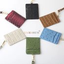 XMESSUN New Embossed Snake Pattern Lanyard Card Holder For Men Women Fashion ID Card Holder Leather Monogrammed Letters