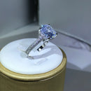 925 Silver Rings For Women Couple Cubic Zirconia Square Ring Lovers Jewelry Bridal Wedding Engagement Romantic Luxury