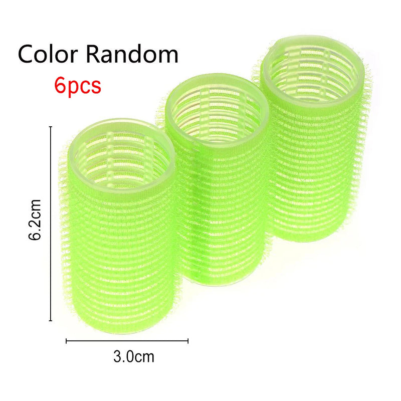 Multi Size Black Self Grip Hair Rollers Pro Salon Hairdressing Curlers Hair Design Sticky Cling Style For DIY Hair Styling