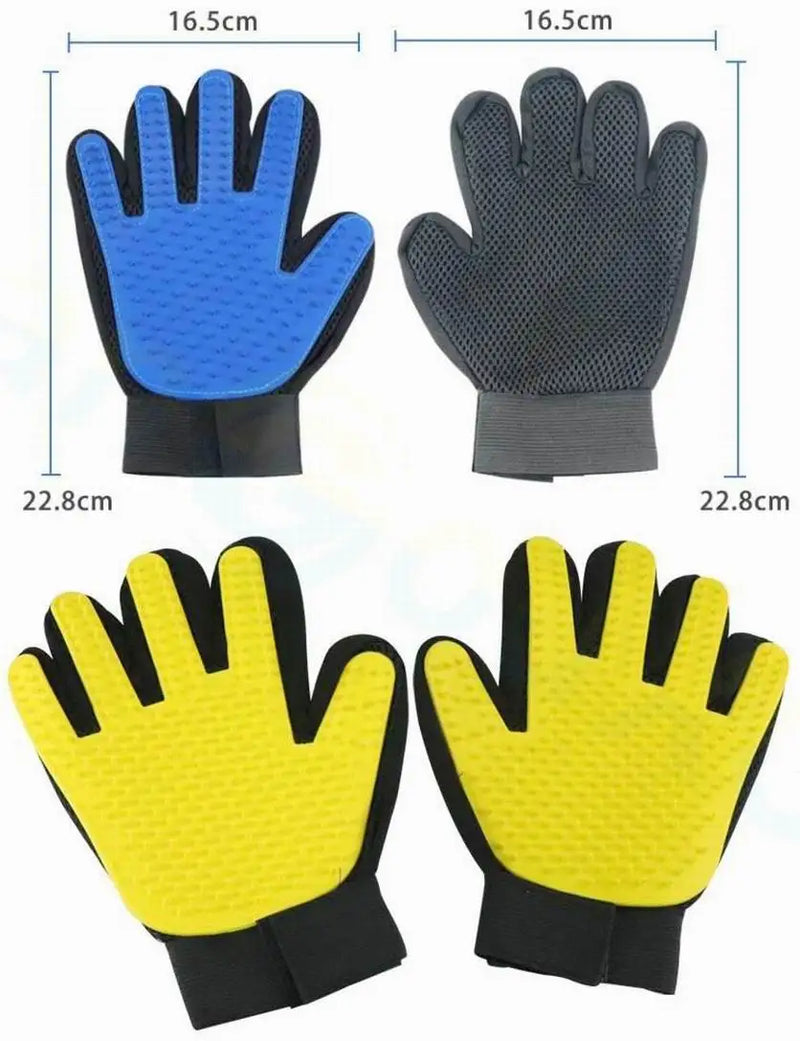 Pet Glove Anti-bite Cat Grooming Gloves dog Bath Clean Massage Hair Remover Brush Cat Hair Deshedding Comb right or left