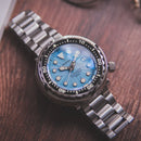 Proxima Mens Diver Watch Tuna Military Automatic Watches Mechanical Wristwatch 30Bar Waterproof Sapphire C3 Luminous NH35 Green