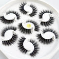 QSTY 7pairs 15-25mm 3D Mink Lashes Natural Long False Eyelashes Dramatic Volume Fake eye Lash Makeup for eyelashe extension