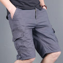 2024 Men's Cargo Shorts Summer Tactical Joggers Shorts Men Loose Work Casual Cotton Short Pants Man Clothing Plus Size 4XL