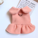 Pet Cat Dog Clothes Princess with Traction Rope Bichon Pomeranian Teddy Skirt Spring, Autumn and Winter Small Size Dogs