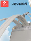 Vironicr New Mummy Bag Multi-Functional Mother and Baby Backpack Large Capacity Baby Mom Outing Bag Baby Carriage Bag