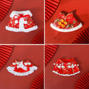 Cat Mi New Year Dog New Year Clothes Pet Red Small Waistcoat Teddy Shawl Bandana Cloak Chinese Style
