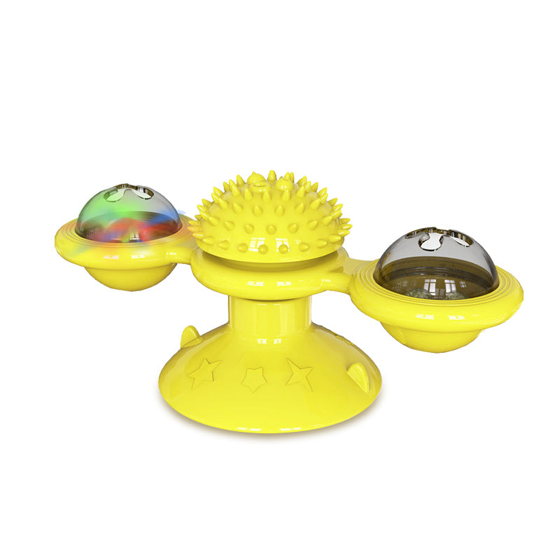 Cat Toy Self-Hi Relieving Stuffy Pet Turntable Cat Teaser Tumbler Windmill Supplies Kitty Toy Cat Toy