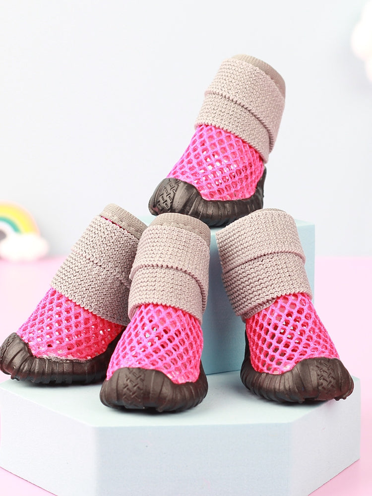 Elastic Teddy Cut Out Breathable Mesh Bichon Pet Dog