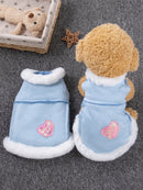 Dog Cat Clothes 2024 New Arrival Anti-Lint Teddy British Shorthair Blue Cat Kitten Small Puppies Warm Autumn and Winter Clothes