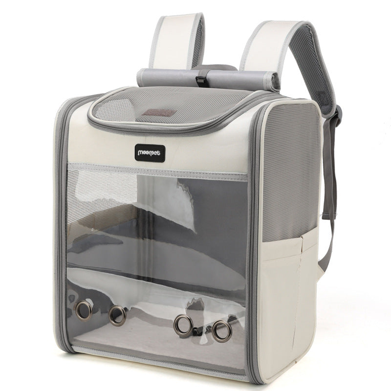 Beihake Cat Bag Pet Bag Go out Portable Backpack Can Be Satchel Breathable Large Space Cat Dog Backpack