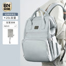 Beineng Mummy Baby Diaper Bag Outdoor Heating Insulation Lightweight 2024 New Arrival Large Capacity Multifunctional Backpack