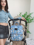 Mummy Bag Baby Mom with Baby Backpack for Going out Baby Diaper Bag Large Capacity Backpack Casual Easiest for Match Hanging Stroller Schoolbag