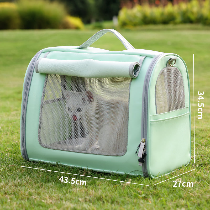 Cat Bag Portable Cat Backpack Shoulder Handbag Summer Breathable Cat Outing Handy Gadget Puppy Pet Diaper Bag