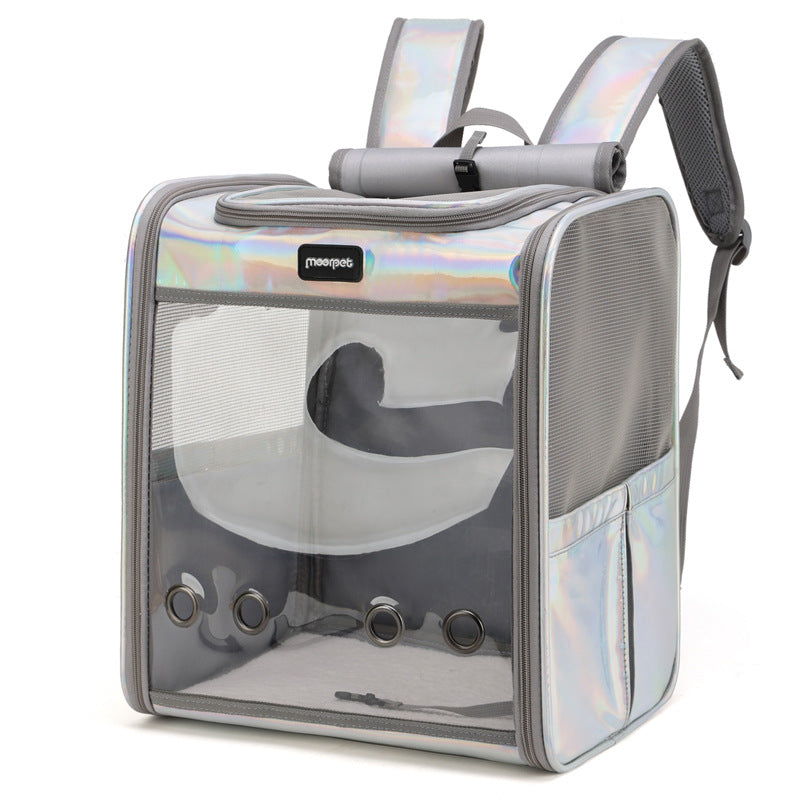 Beihake Cat Bag Pet Bag Go out Portable Backpack Can Be Satchel Breathable Large Space Cat Dog Backpack