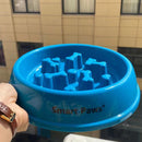 Smart Paws Slow Feeding Bowl Prevent Dogs from Eating Too Fast and Choking Pet Bowl Cat Bowl Dog Bowl