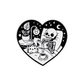 Ornament Accessories Alloy Skull Cat Witch Brooch