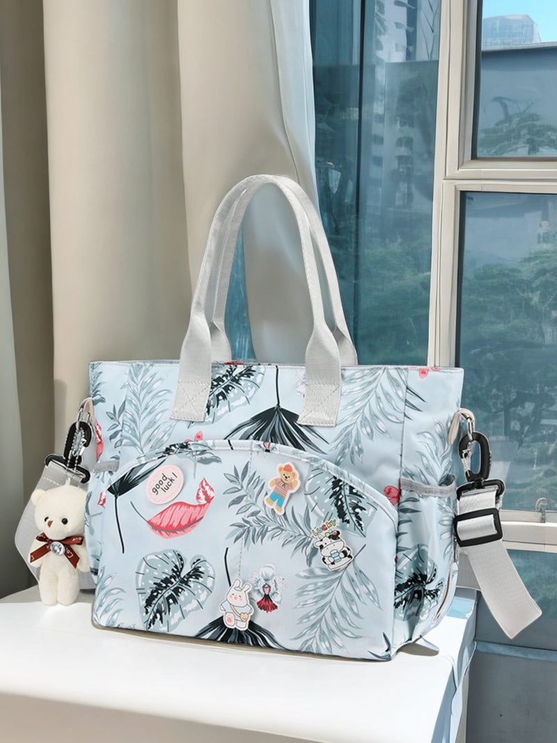 Mummy Bag Summer Tote Shoulder Messenger Bag Baby Diaper Bag Easiest for Match K-style Baby Mom Strap Doll Bag Dry Wet Separation