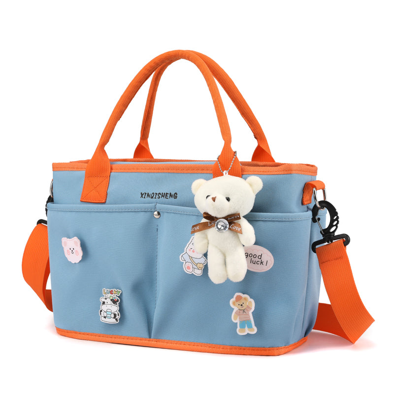 Fashion Mummy Baby Diaper Bag 2023 New Arrival Multi-Function Feeder Shoulder Crossbody Bag Baby Outdoor Lightweight Mother Bag
