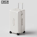 CeCe New Deep Warehouse Lightweight and Durable Leather Suitcase Zipper