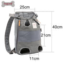 Doglemi Pet Motorcycle Cycling Bag Dog Mesh Portable Breathable Backpack Chest Bag Backpack Cat Bag