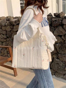 South Korea Ins Mummy Bag New New Arrival Satchel Large Capacity Baby Bag Shoulder Crossbody Fashion Embroider Mother Bag