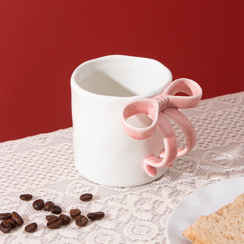 Bow Ceramic Mug Good-looking