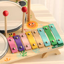 Early Educational Frog Multi-functional Drum Kit Children's Toys Improve Hands-on Ability Suitable For 3-6 Years Old Baby