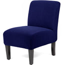 Solid Color Stretch Thick Full-body Single Chair Cover