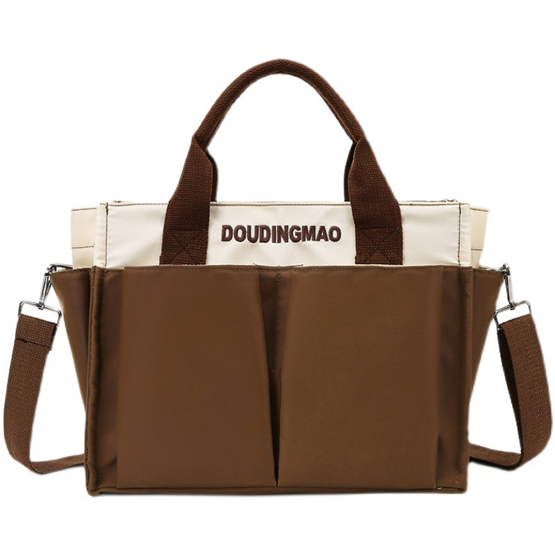 Handbags for Moms Shoulder Bag Baby Mom out Bag Messenger Bag Minimalist Casual Baby Diaper Bag 2024 Fashion