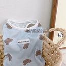 Thin Silver Gradual Layer Camisole Cyber Celebrity Dog Clothes