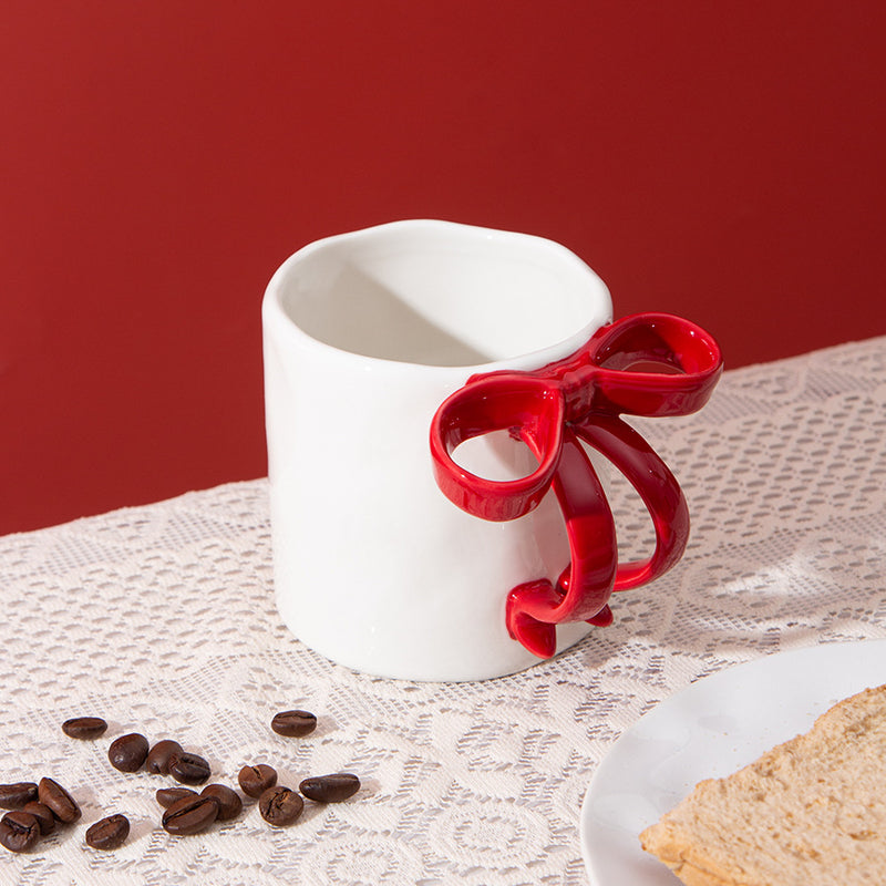 Bow Ceramic Mug Good-looking