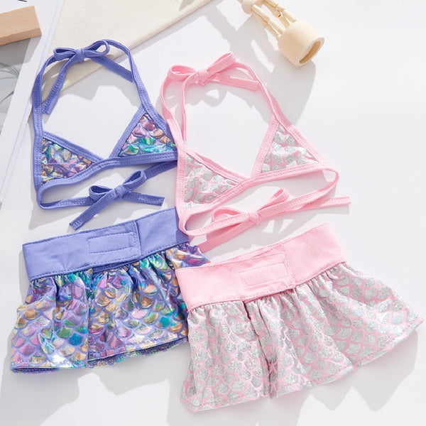 Summer Pet Clothing Pet Bikini Suit Swimsuit Teddy Beach Ragdoll Dog Clothes Pet Swimsuit