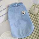 Cat Clothes Summer Pet Kitten Silver Gradual Layer Cat Thin British Shorthair Blue Cat Summer Sleeveless Cute Kittens Vest