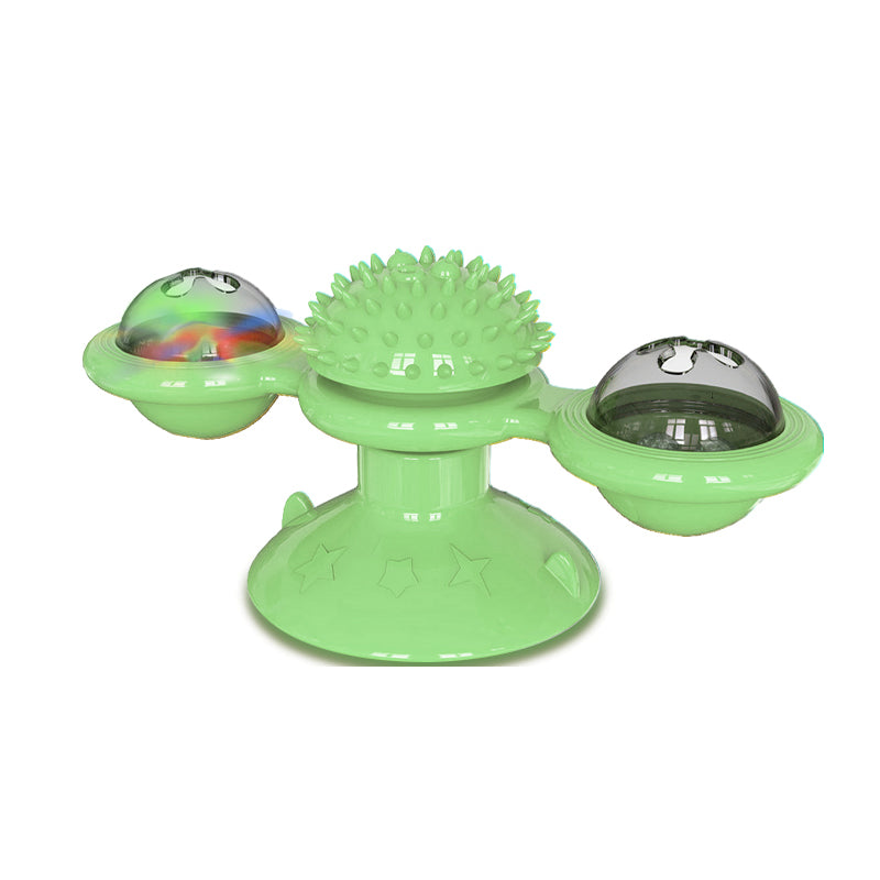 Cat Toy Self-Hi Relieving Stuffy Pet Turntable Cat Teaser Tumbler Windmill Supplies Kitty Toy Cat Toy