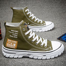 Men's High-top Canvas Shoes Trendy