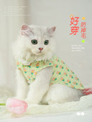Cat Clothes Summer Pet Kitten Silver Gradual Layer Cat Thin British Shorthair Blue Cat Summer Sleeveless Cute Kittens Vest