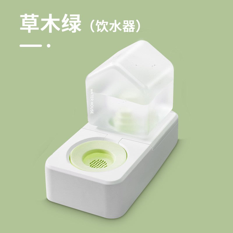 Cat Water Fountain Dog Water Fountain Flowing Non-Plug Electric Cat Drinking Water Dog Feeding Water Keep Dry Mouth Cat Bowl Pet Supplies