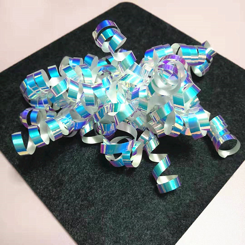 Cat Toy Cat Teaser DIY Material Cat Stick Homemade by Hand Laser Rain Silk Magic Color Ringing Paper Cat Toy Accessories