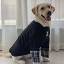 Dog Clothes Large Dog Trendy Fake Two-Piece Clothes Spring & Fall Cute Labrador Golden Retriever Internet Celebrity Pet Clothes