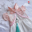 [Muxin] Mengling Pet Clothes Chinese Ancient Style Wedding Dog Cat Tang Costume Han Costume Pure Cotton Summer Skirt