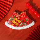 Cat Mi New Year Dog New Year Clothes Pet Red Small Waistcoat Teddy Shawl Bandana Cloak Chinese Style