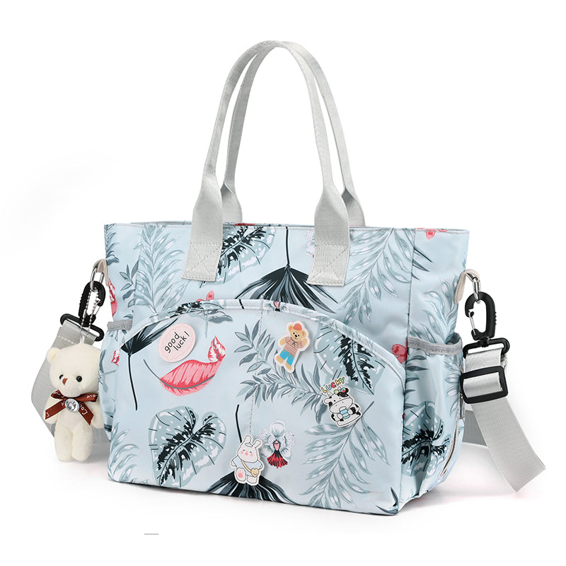 Mummy Bag Summer Tote Shoulder Messenger Bag Baby Diaper Bag Easiest for Match K-style Baby Mom Strap Doll Bag Dry Wet Separation