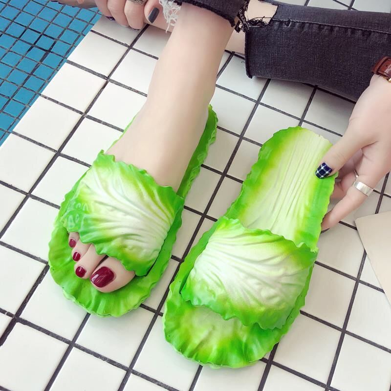 Fashion Creative Cabbage Slippers For Women