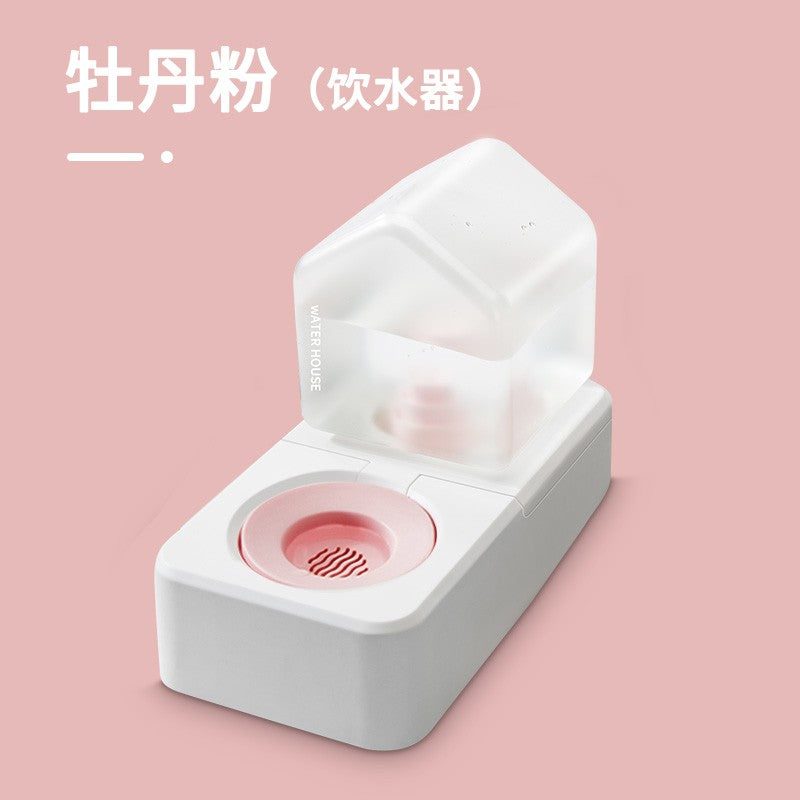 Cat Water Fountain Dog Water Fountain Flowing Non-Plug Electric Cat Drinking Water Dog Feeding Water Keep Dry Mouth Cat Bowl Pet Supplies