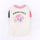 Mokipet Teddy Yorkshire Dog Spring and Autumn Clothes 2025 Pet Schnauzer Small Size Dogs Cat Bottoming Shirt