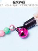 Cat Teaser Fishing Rod Cat Toy Bell Feather Cat Playing Rod Fur Ball Mouse Laser Pen Cat Relieving Stuffy Handy Gadget