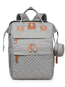 Multifunctional Mommy Bag with USB Port, Large Capacity, Lightweight for Travel and Baby Care