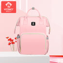 Vironicr New Mummy Bag Multi-Functional Mother and Baby Backpack Large Capacity Baby Mom Outing Bag Baby Carriage Bag